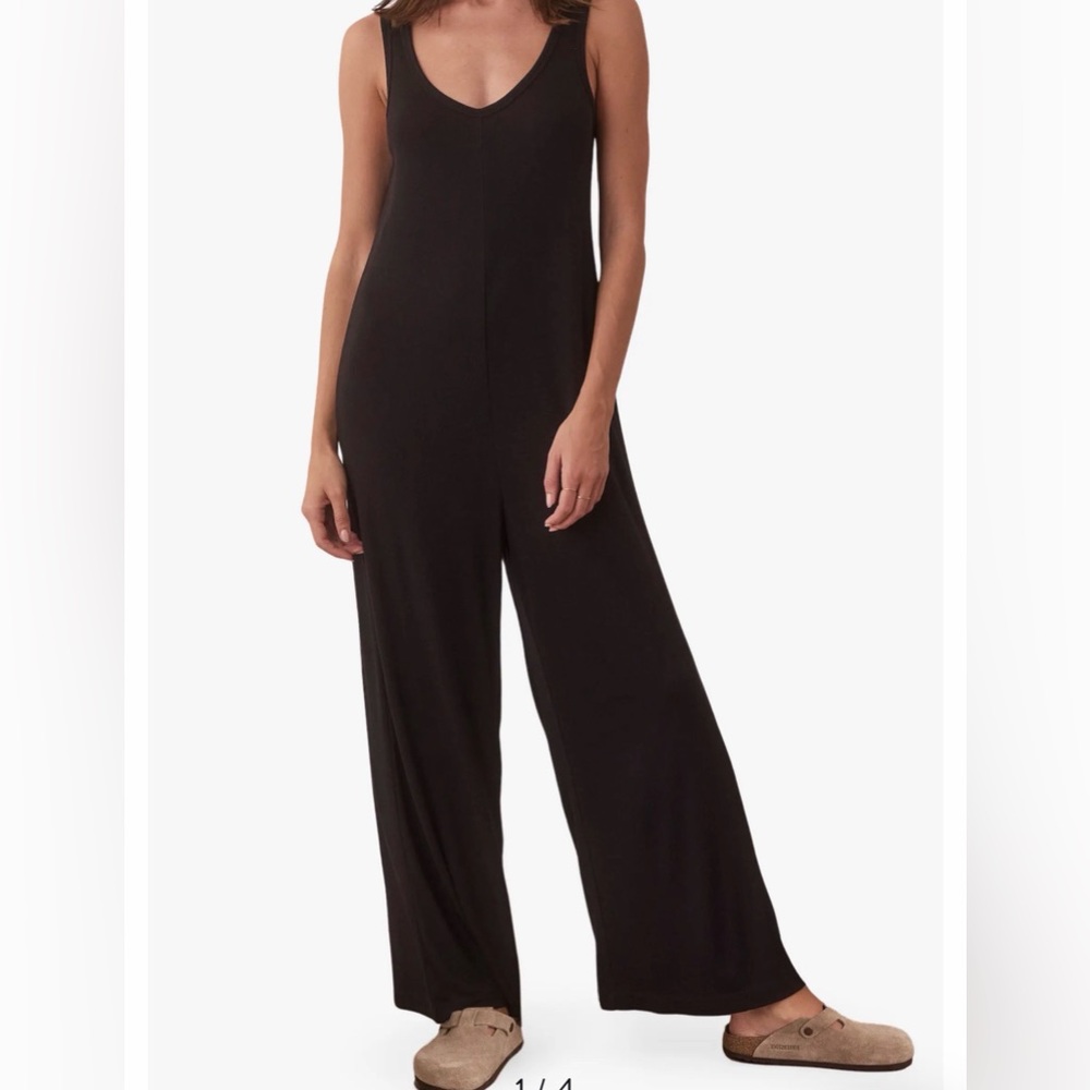 Marine Layer Lexi Rib Lounge Jumpsuit